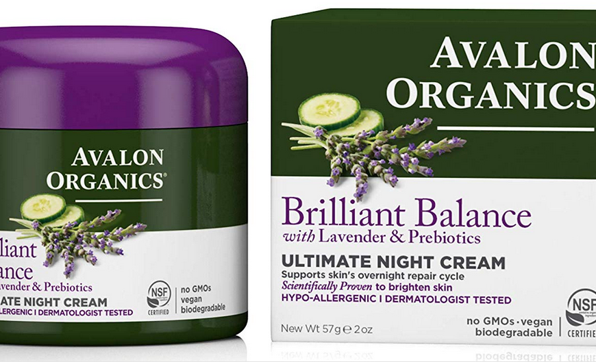 Avalon Organics Brilliant Balance night cream