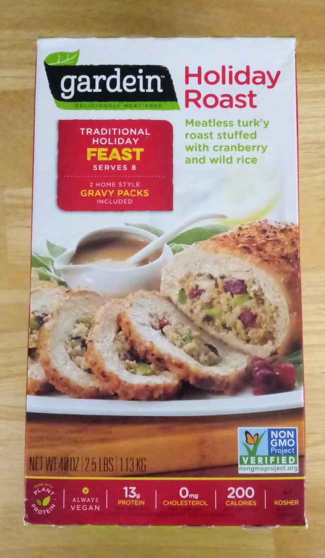 Gardein Holiday Roast, purchased at the Grocery Outlet