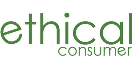 The Ethical Consumer logo is shown, which consists of the words "ethical consumer" in green font. The prize for this Green Stars Project contest: a subscription to Ethical Consumer, the UK nonprofit that’s one of the best resources on ethical consumption. The challenge: write a review of any product, company, or local business and include a Green Stars rating for social and environmental impact.
